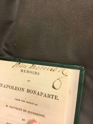 Bourrienne, Louis Antoine Fauvelet de. Memoirs of Napoleon Bonaparte, from the French of M. Fauvelet deBourienne,  (1830) WAM-DC-0060-wuAEkXUz.Image_1.024750